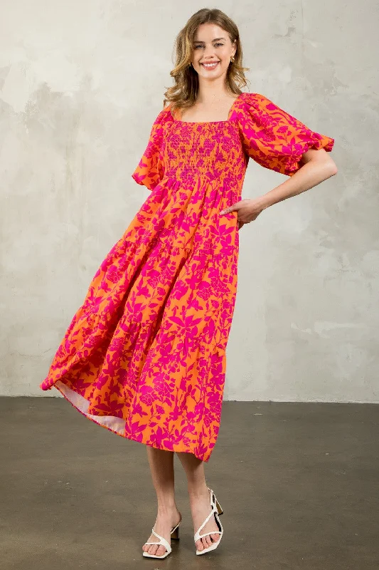 (THML) The Nassau Print Midi