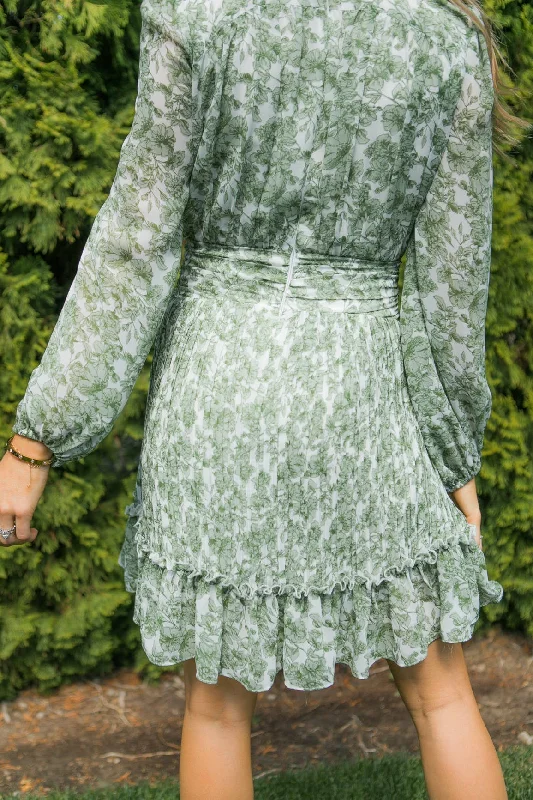 Brynley Dress in Green - FINAL SALE