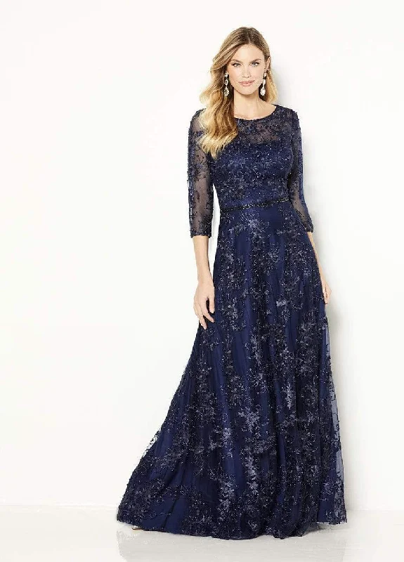 Cameron Blake - 118682 Quarter-Length Sleeve Mother of the Bride A-line Gown