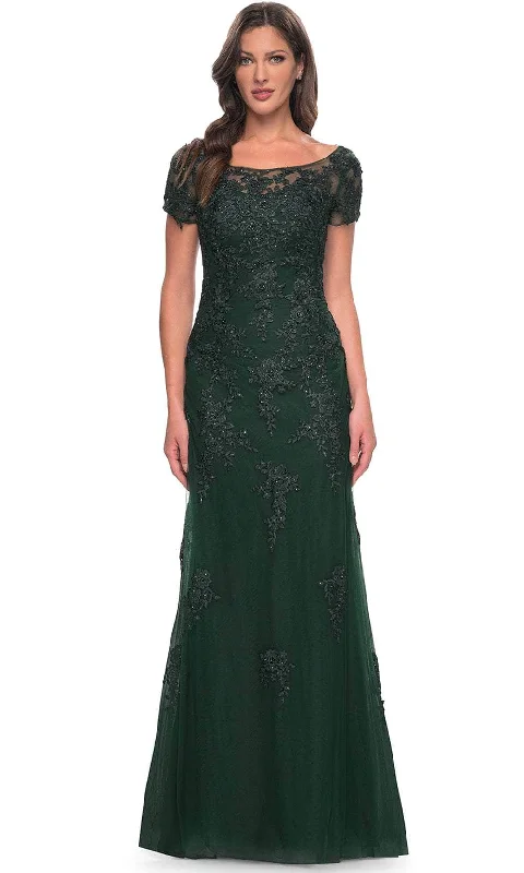 La Femme 29792 - Bateau Illusion Formal Dress