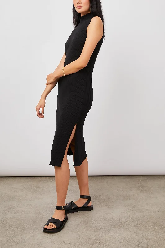 MARJORIE DRESS - TRUE BLACK
