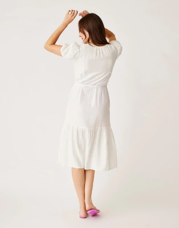 Memphis Gauze Dress: Cloud Memphis Gauze Dress: Cloud